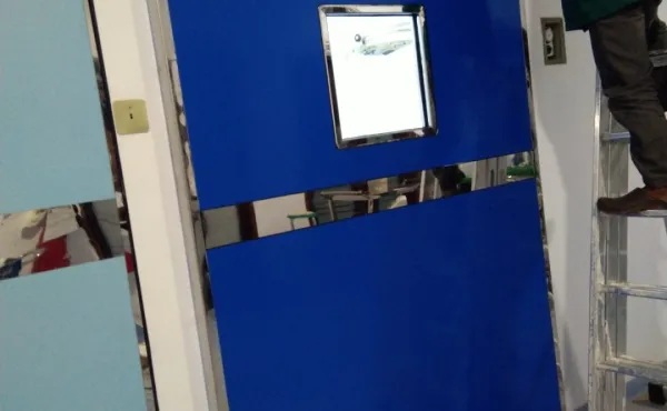 Pintu otomatis hermetic RSU Permata Bunda Tasikmalaya